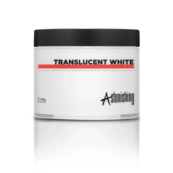 ACRYLIC POWDER TRANSLUCENT WHITE 100GR
