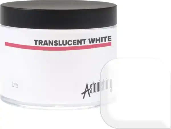 ACRYLIC POWDER TRANSLUCENT WHITE 250GR - Image 2