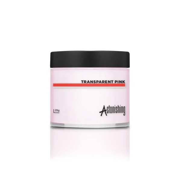 ACRYLIC POWDER TRANSPARENT PINK 25GR