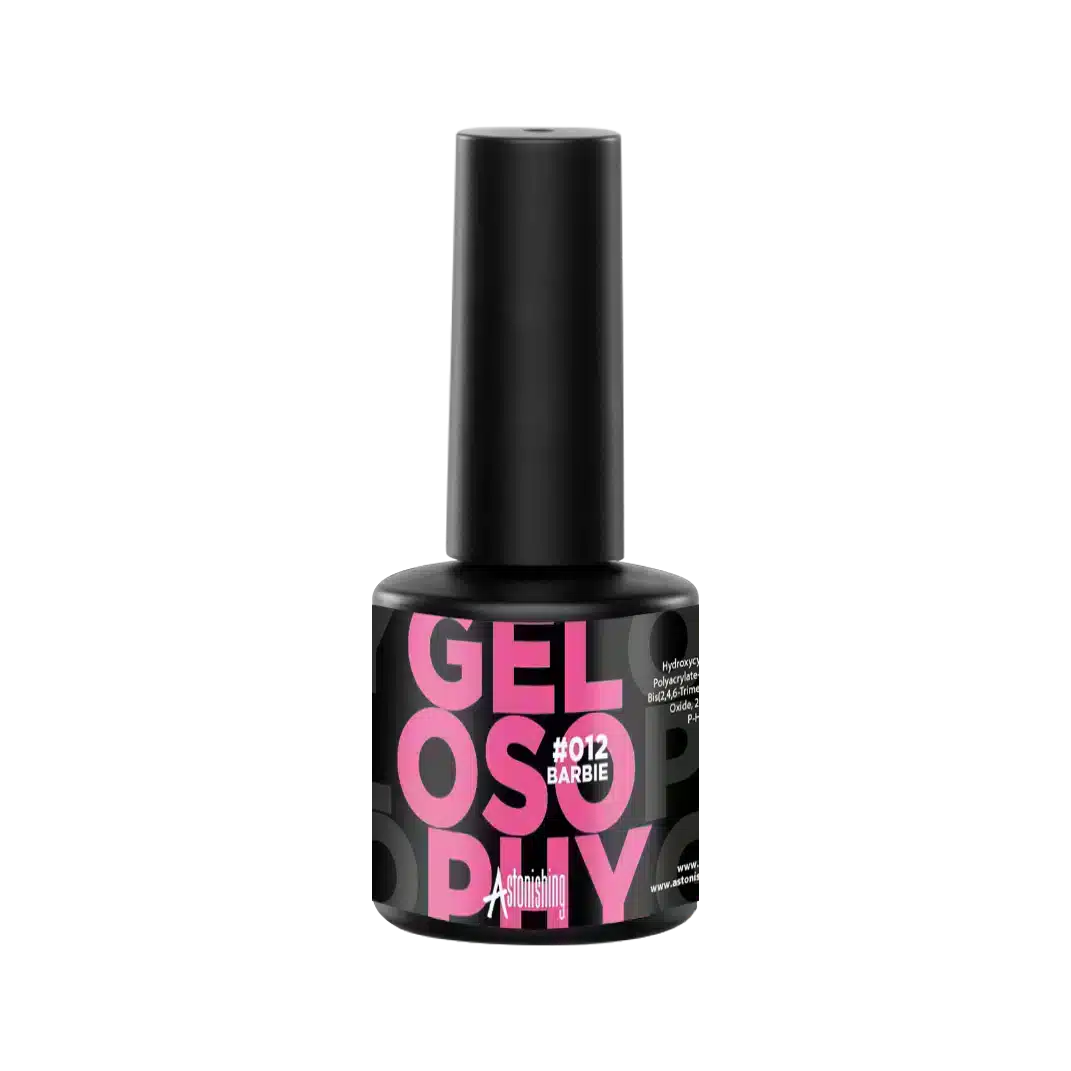 Astonishing Gelosophy #012 Barbie 15ml, roze gellak voor een speelse manicure