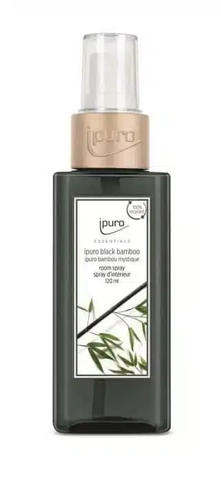 Essentials roomspray 120ml Black Bamboo met verfijnde geur voor een stijlvol interieur