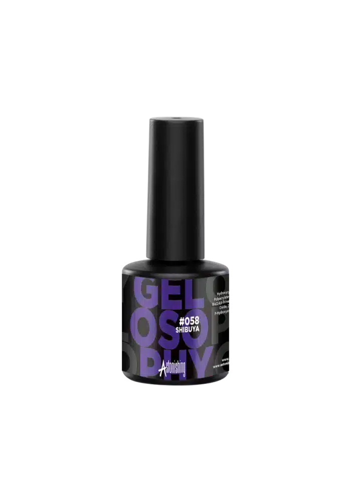 Astonishing Gelosophy #058 Shibuya, langhoudende nagelgel in een flesje van 15ml voor een trendy manicure