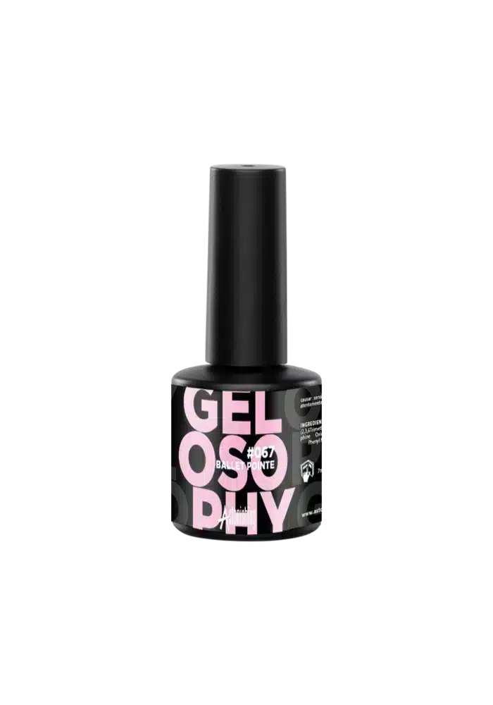 Astonishing Gelosophy #067 Ballet Pointe, tere roze nagelgel in een flesje van 15ml voor een verfijnde manicure