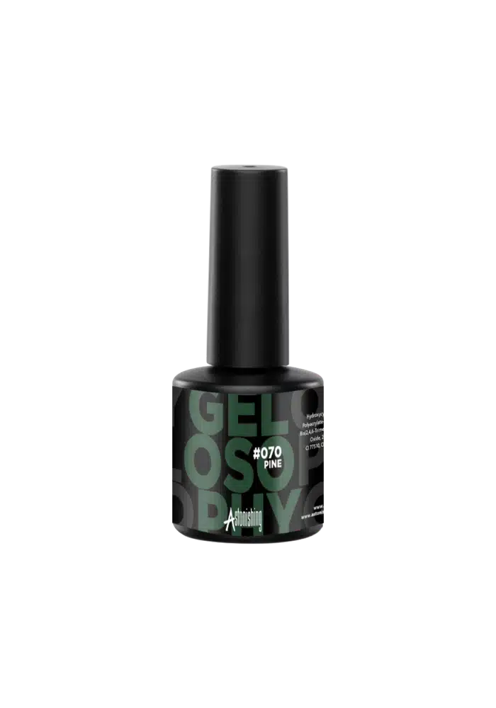 Astonishing Gelosophy #070 Pine, groene nagelgel in een flesje van 15ml voor een natuurlijke manicure