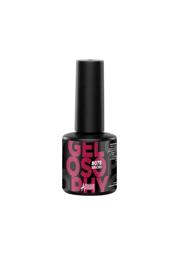 Astonishing Gelosophy #078 Bricks, warme terracotta nagelgel in een flesje van 15ml voor een mooie manicure