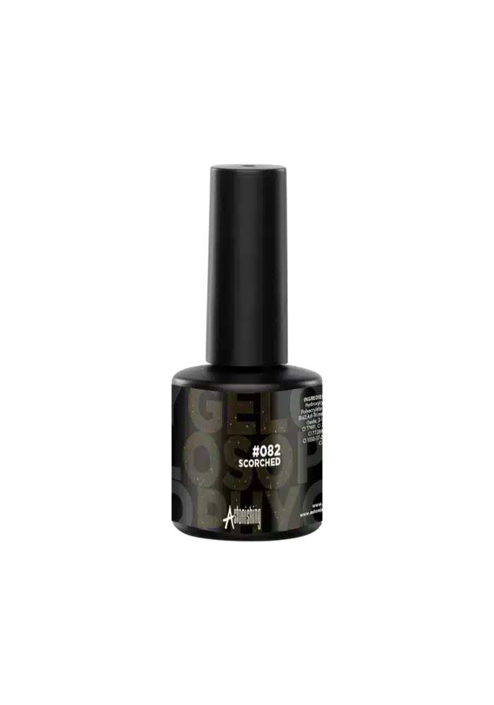 Astonishing Gelosophy #082 Scorched, intense nagelgel in een flesje van 15ml voor een gedurfde manicure