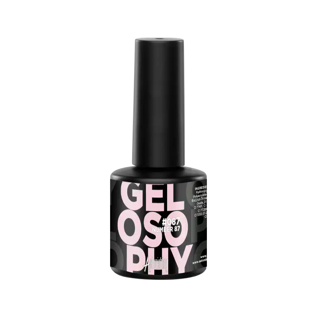 Astonishing Gelosophy #087 Number 87, stijlvolle nagelgel in een flesje van 15ml voor een langhoudende manicure