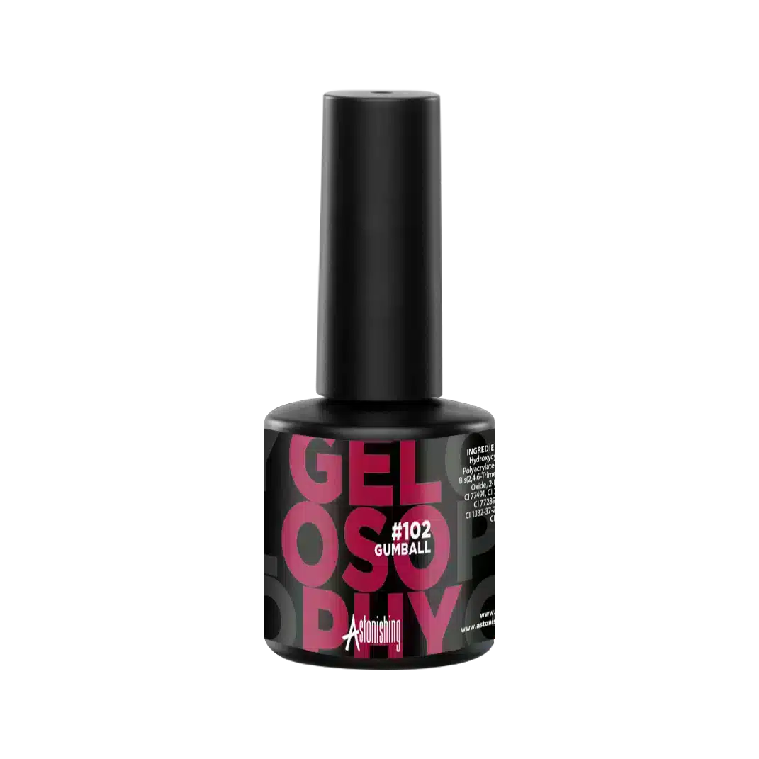 Astonishing Gelosophy #102 Gumball 15ml, speelse gellak voor een kleurrijke, langhoudende manicure
