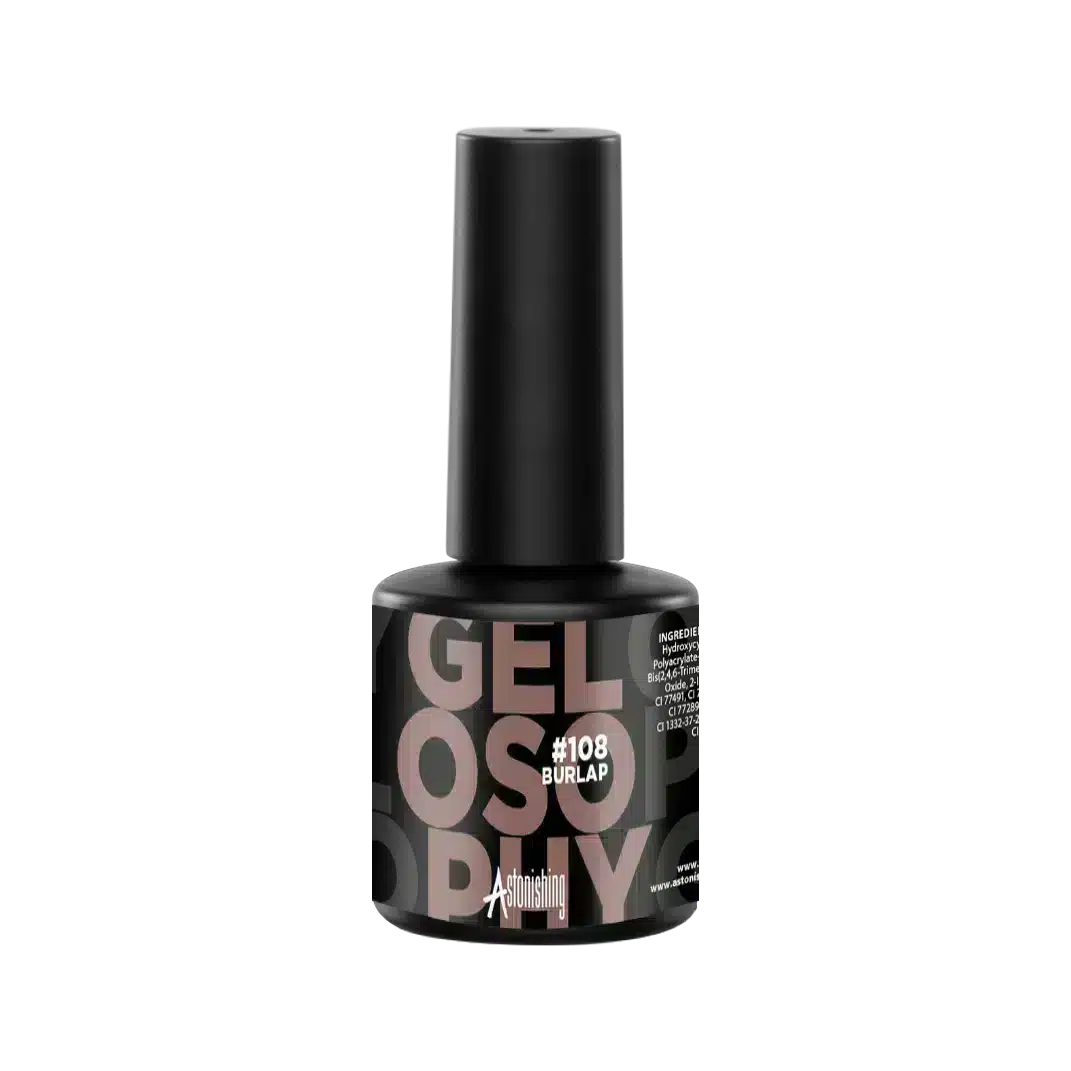 Astonishing Gelosophy #108 Burlap 15ml, warme gellak voor een natuurlijke, langhoudende manicure