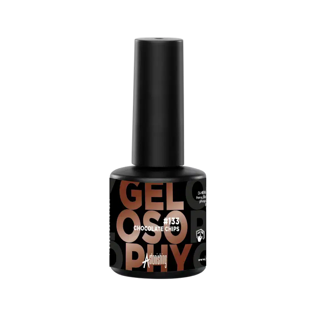 Astonishing Gelosophy #133 Chocolate Chips gelnagellak in 15ml flesje voor stralende nagels