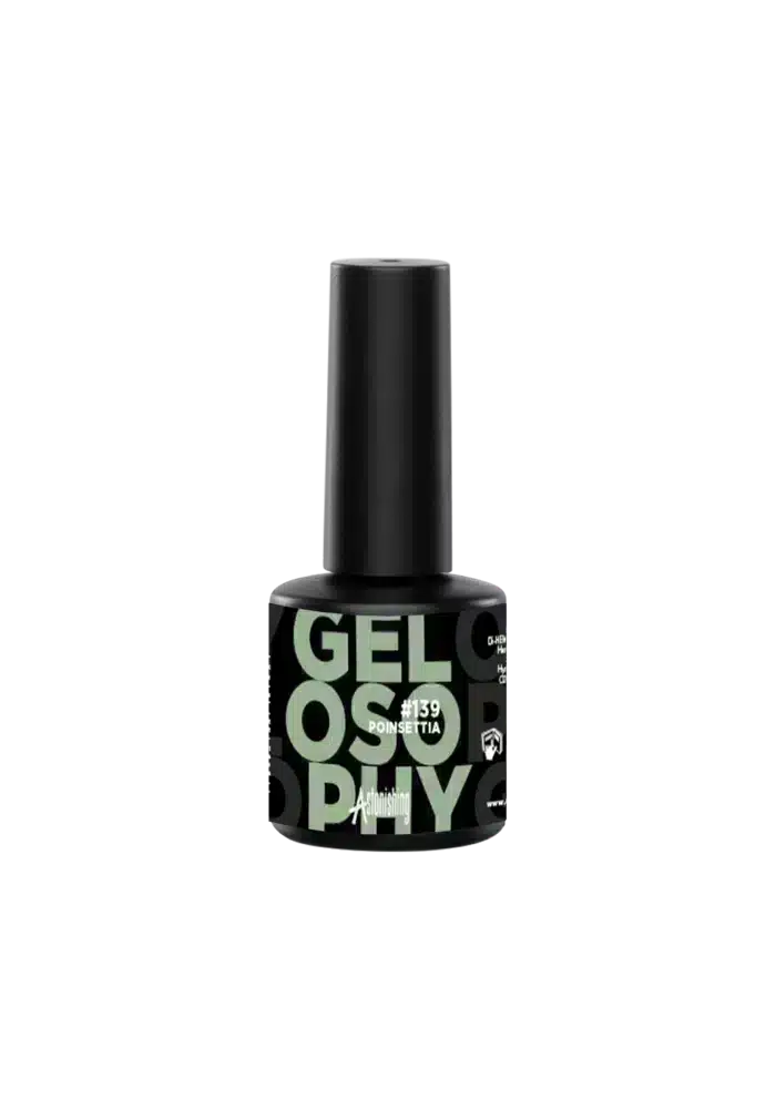 Astonishing Gelosophy #139 Poinsettia gelnagellak in 15ml flesje voor een feestelijke nageltint