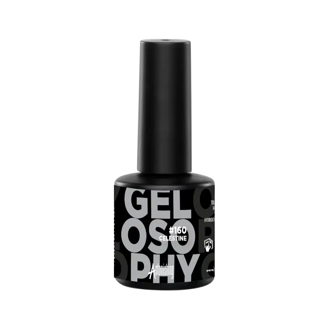 Astonishing Gelosophy #160 Celestine gelnagellak in 15ml flesje voor een hemelsblauwe kleur