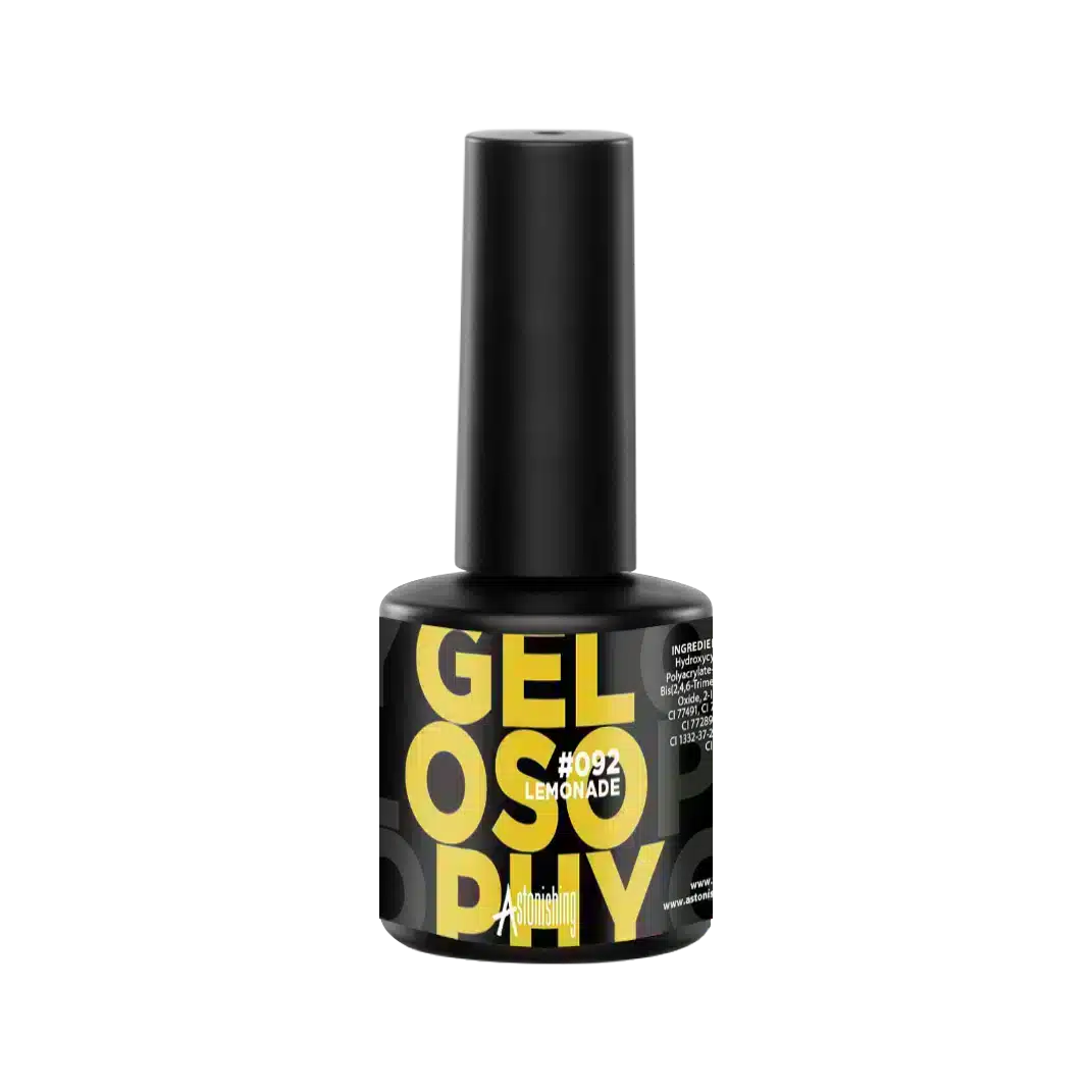 Astonishing Gelosophy Gelpolish #092 Lemonade 15ml, frisse gellak voor een stralende manicure