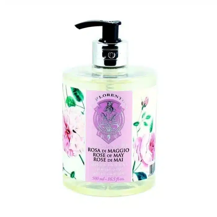 Liquide handzeep 500ml Meiroos - Rose of May met verzorgende rozengeur voor zachte handen