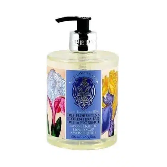Vloeibare handzeep 500 ml Iris, verzorgende handzeep met een bloemige irisgeur