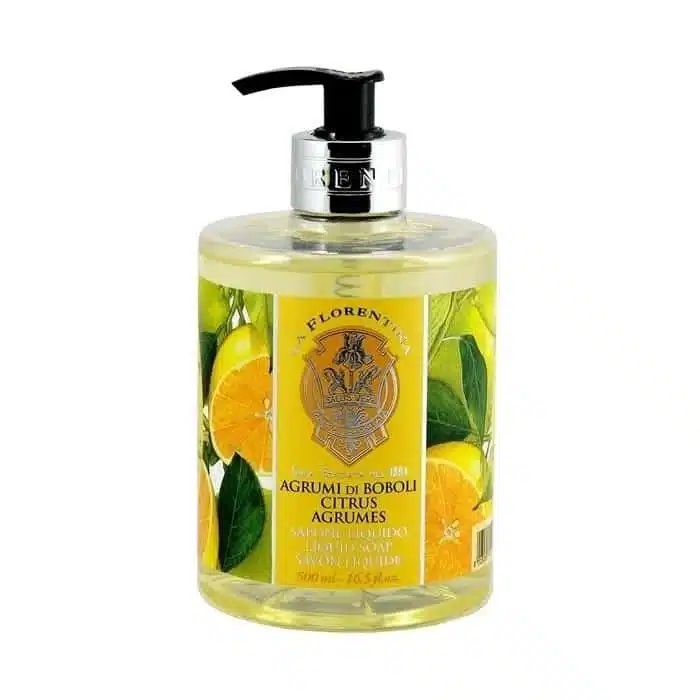 Vloeibare handzeep 500 ml Citrus Boboli, verfrissende handzeep met levendige citrusgeur