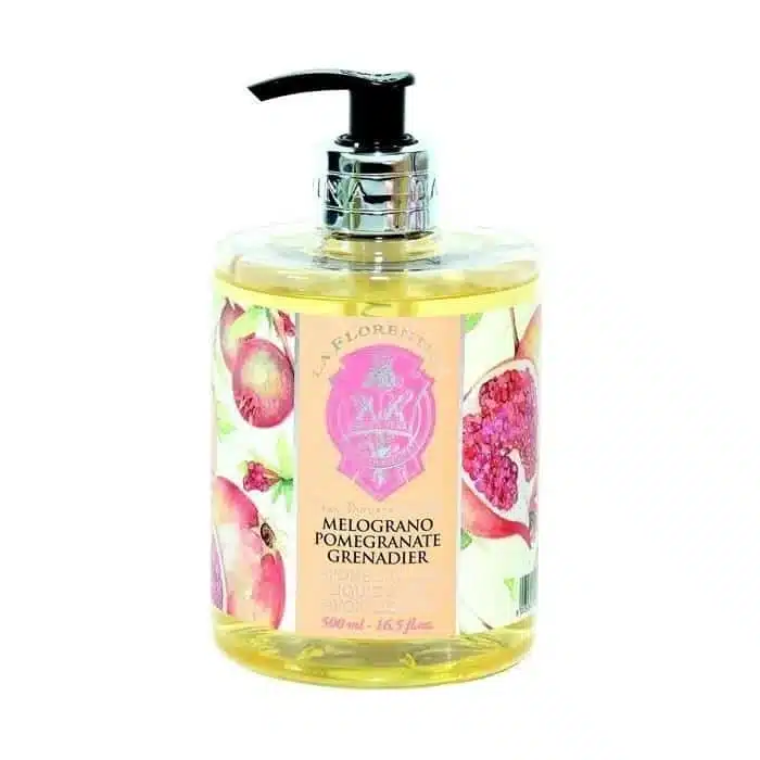 Vloeibare handzeep 500 ml Granaatappel - Pomegranate, verzorgende handzeep met fruitgeur