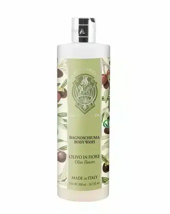Badschuim 500 ml Olive Flowers, verzorgend badschuim met zachte bloemengeur