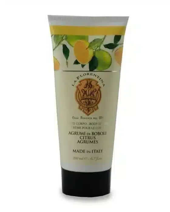 Citrus Boboli bodylotion van 200 ml met frisse citrusgeur voor een zachte huidverzorging
