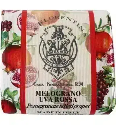 Geurige zeep van 106 gram met granaatappel en rood fruit voor een fruitige, frisse beleving