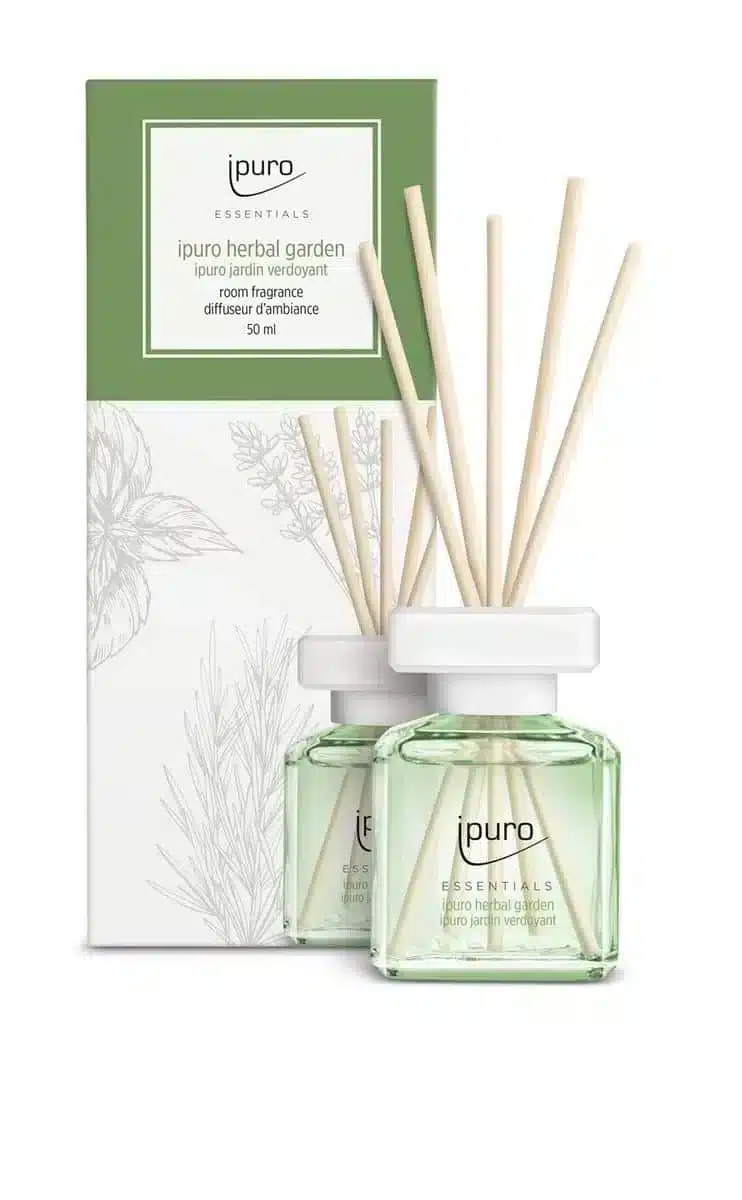 Essentials geurdiffuser 100ml Herbal Garden met kruidige geur voor een frisse sfeer