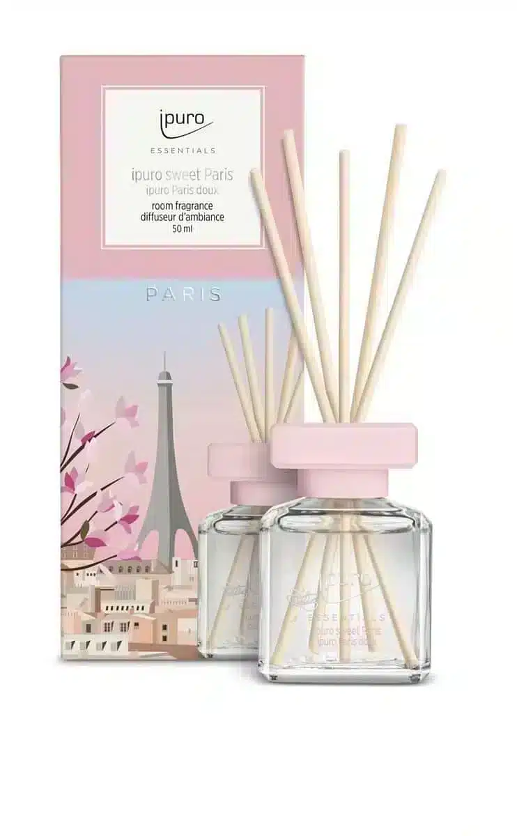 Essentials geurdiffuser 50ml Sweet Paris met zoete geur voor een romantische sfeer