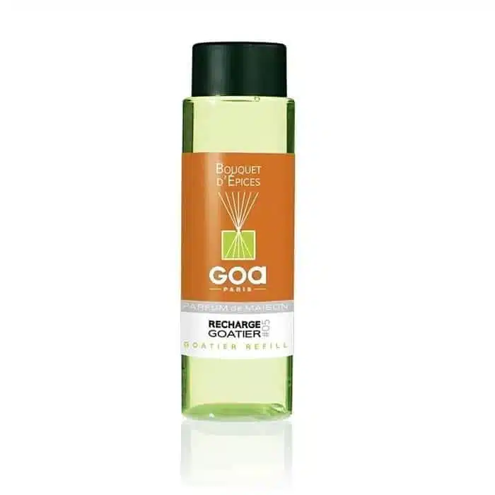 GOA navulling van 250ml in de kruidige geur Bouquet d'epices voor geurstokjes