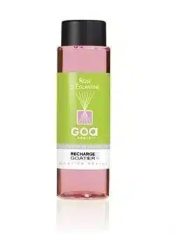 GOA navulling van 250ml in de bloemige geur Rose d'eglantine voor geurstokjes