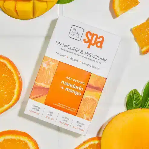 BCL Spa 4-step packette box met mandarijn en mango voor een complete voetbehandeling