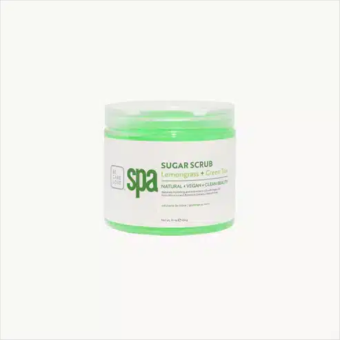 BCL Spa suikerscrub met lemongrass en groene thee, 454 gr, voor een zachte gladde huid