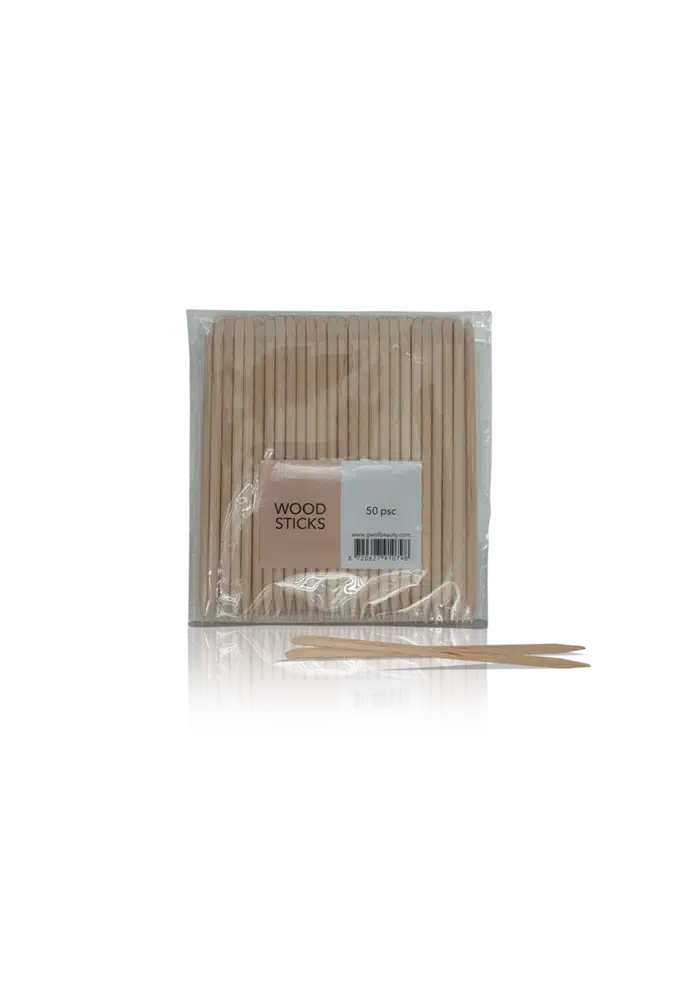 Woodsticks, set van 50 houten bokkenpootjes voor manicure en nagelverzorging