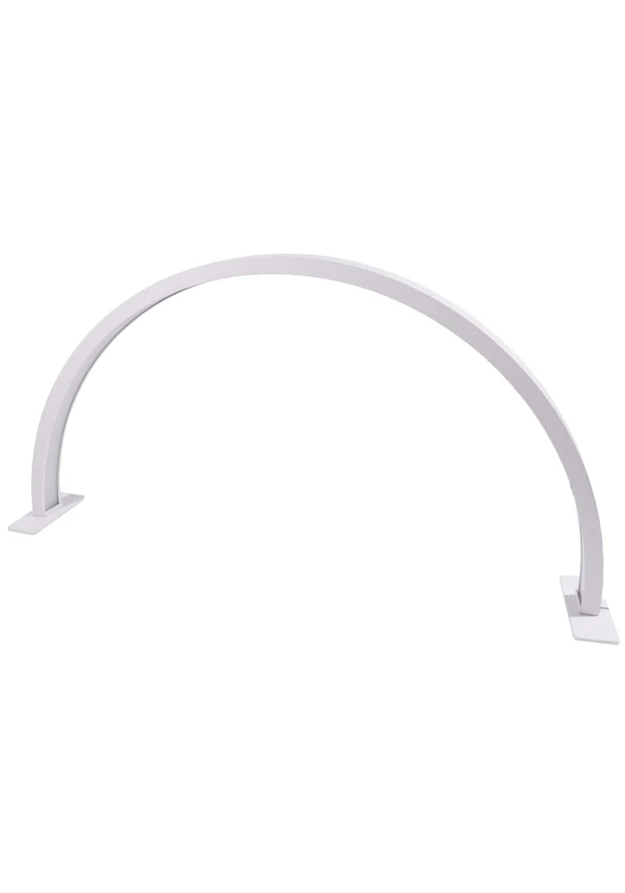 Half Moon LED Table Lamp in wit, sfeervolle tafellamp voor de manicuretafel