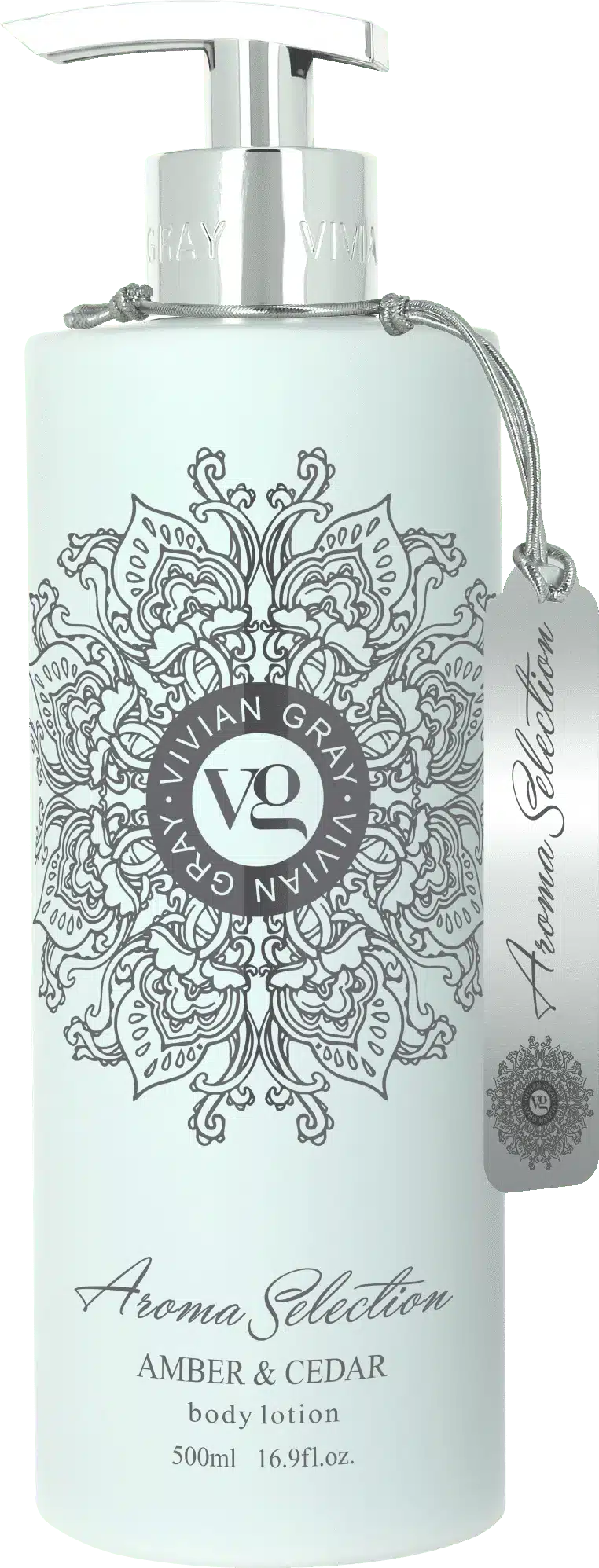 Aroma Selection Amber & Cedar body lotion of 500 ml with a warm woody scent for soft skin