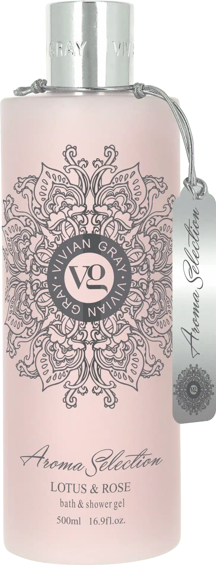 Aroma Selection Lotus & Rose shower gel of 500 ml with a floral scent for a refreshing shower