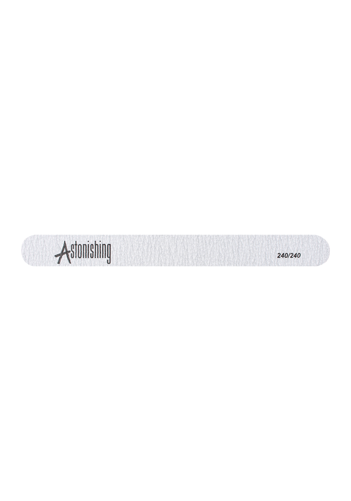 Astonishing 240/240 Traditional Straight File fijne rechte nagelvijl voor de afwerking