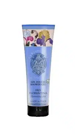 Nourishing 250 ml shower gel with the elegant floral scent of iris for a fresh shower experience