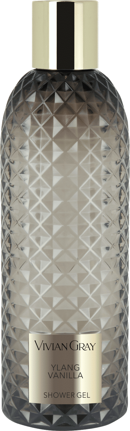 Gemstone Grey shower gel in a grey 300 ml bottle for a nourishing shower