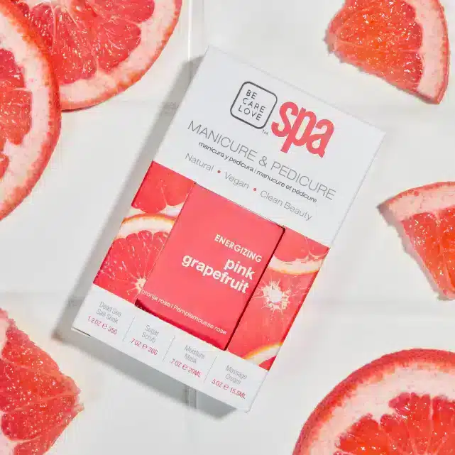 BCL Spa Packette Box Pink Grapefruit met verfrissende roze pompelmoes voor een complete voetverzorging
