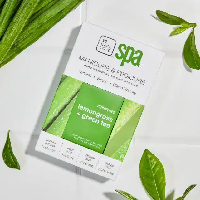 BCL Spa 4-Step Packette Box met Lemongrass + Green Tea voor een complete pedicurebehandeling