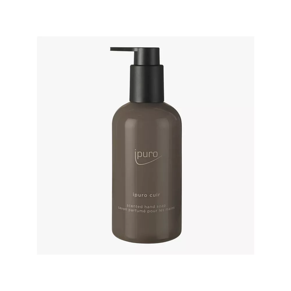 Ipuro Classic Cuir 250 ml hand soap with a warm and refined leather scent