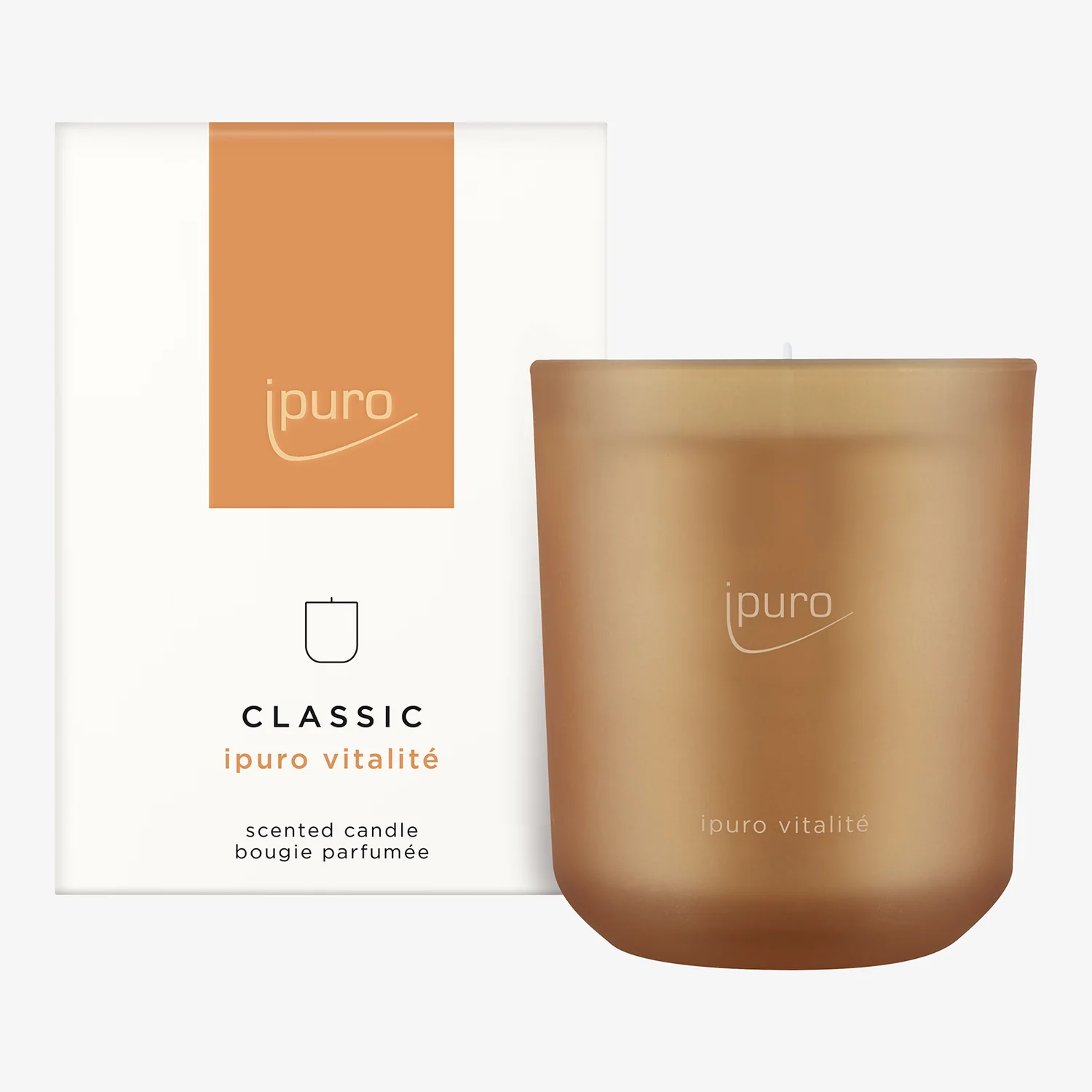 ipuro Classic vitalite geurkaars van 270g voor een verkwikkende sfeer in huis