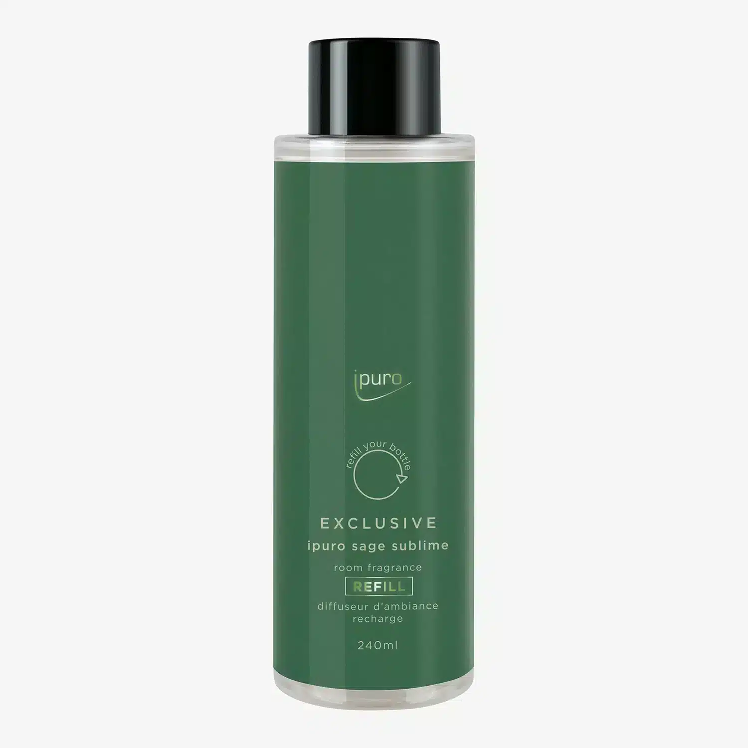 ipuro Exclusive Sublime Sage navulling 240 ml voor een frisse saliegeur in huis