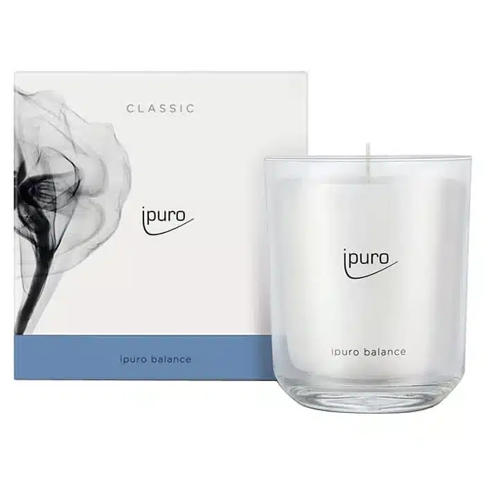 Ipuro Classic Balance scented candle 270g with a harmonious scent for a soothing atmosphere at home