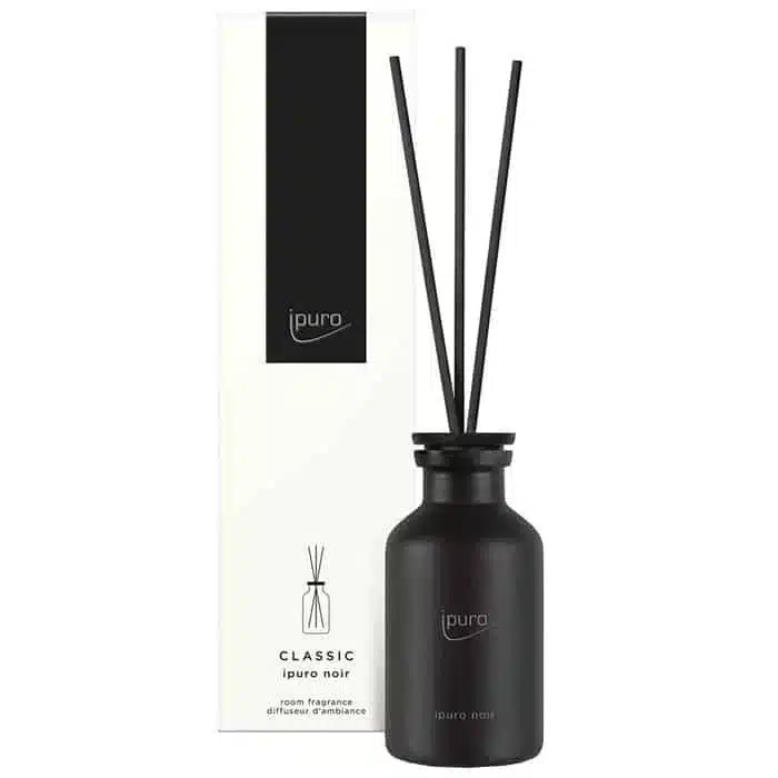 Ipuro Classic Noir 240ml home fragrance with a deep, mysterious scent for a pleasant atmosphere at home