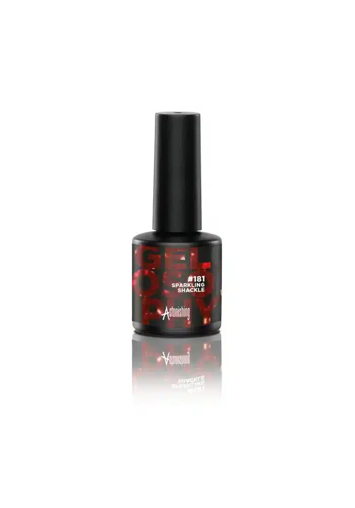 Astonishing Gelosophy #181 Sparkling Shackle 15ml, sprankelende gellak voor de nagels