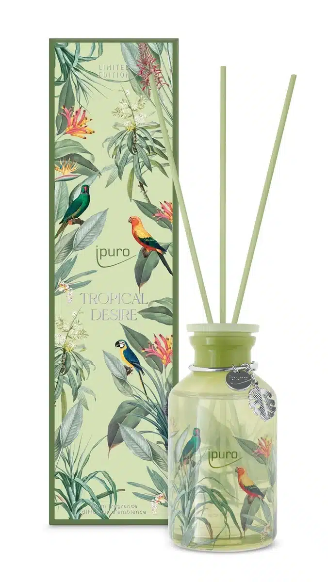 ipuro Limited Edition Tropical Desire geurstokjes van 240 ml met tropische fruitgeur