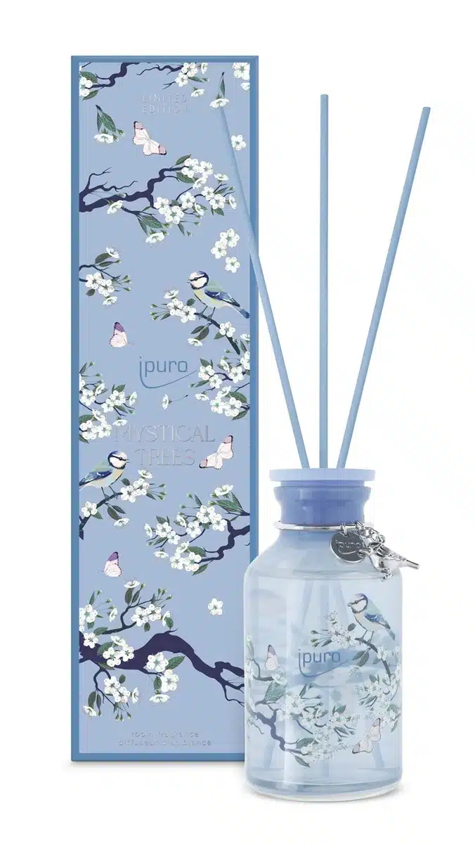 ipuro Limited Edition Mystical Trees geurstokjes van 240 ml met winterse boomgeur