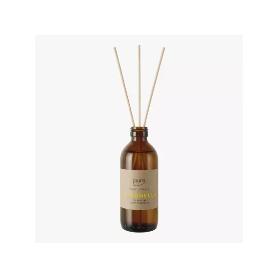 Ipuro functionals Citronella 150 ml reed diffuser with a fresh citronella scent