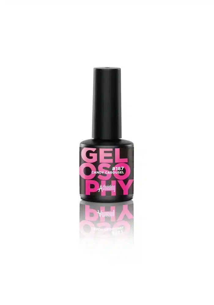 Astonishing Gelosophy #187 Candy Carousel, gellak van 15 ml voor een stralende, langhoudende manicure