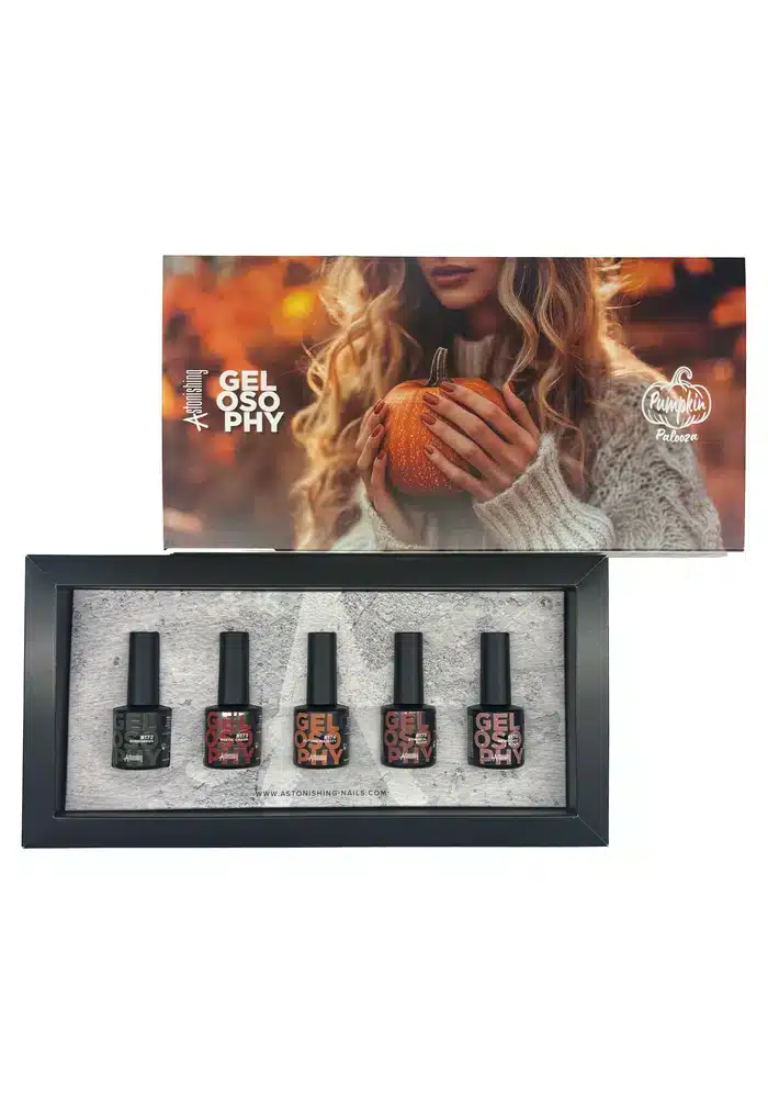 Astonishing Gelosophy Pumpkin Palooza Collection Kit met 5 gellakken van 7 ml